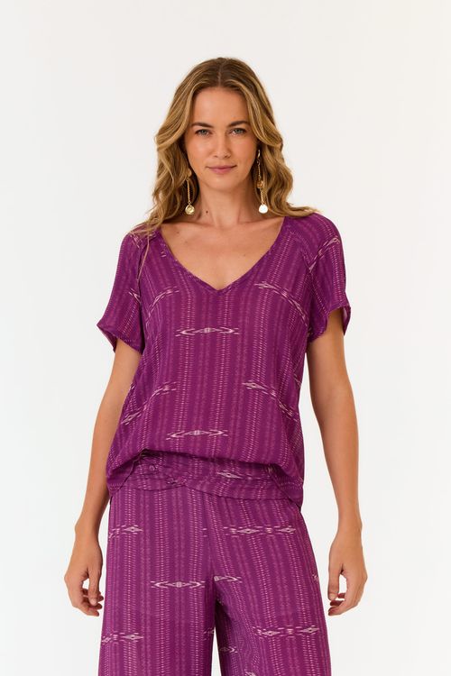 Camiseta Ggt a Fio Estampa Rubi