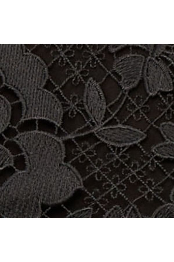 Vestido De Renda Curto Preto