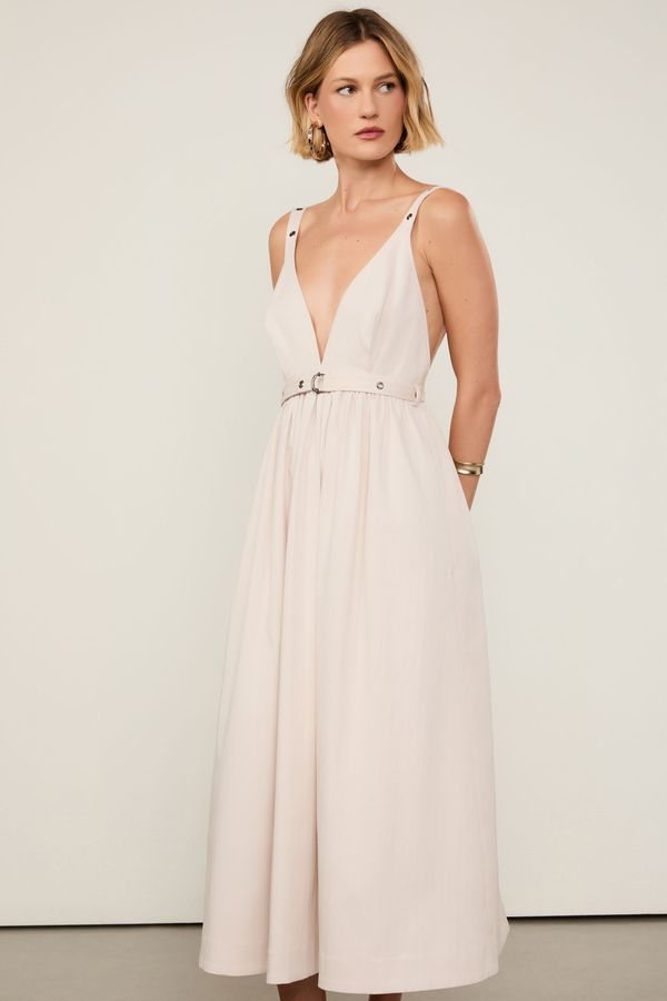 Vestido Midi Risca Litoral