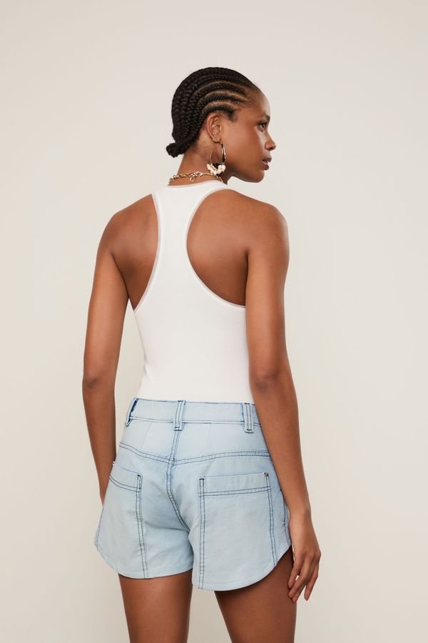 Short Jeans Bolsos Duplos