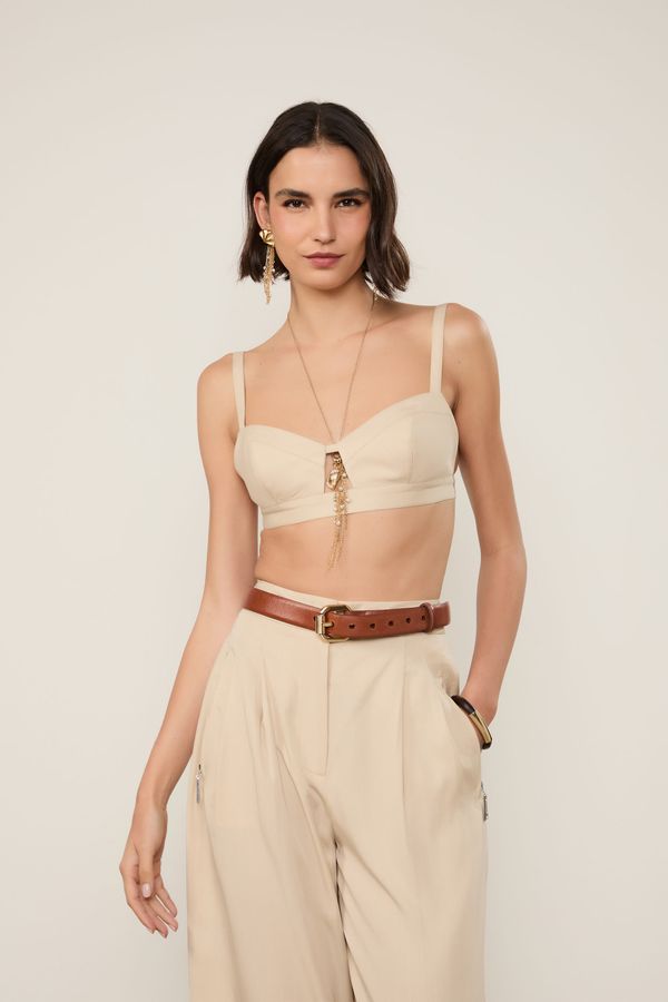 Top De Alfaiataria Risca De Giz