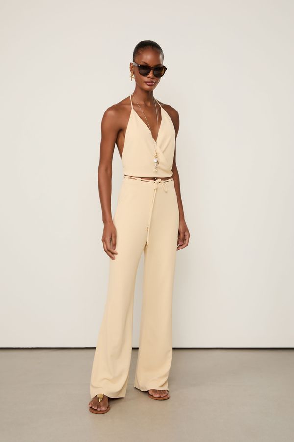 Top Jersey Cropped Transpassado