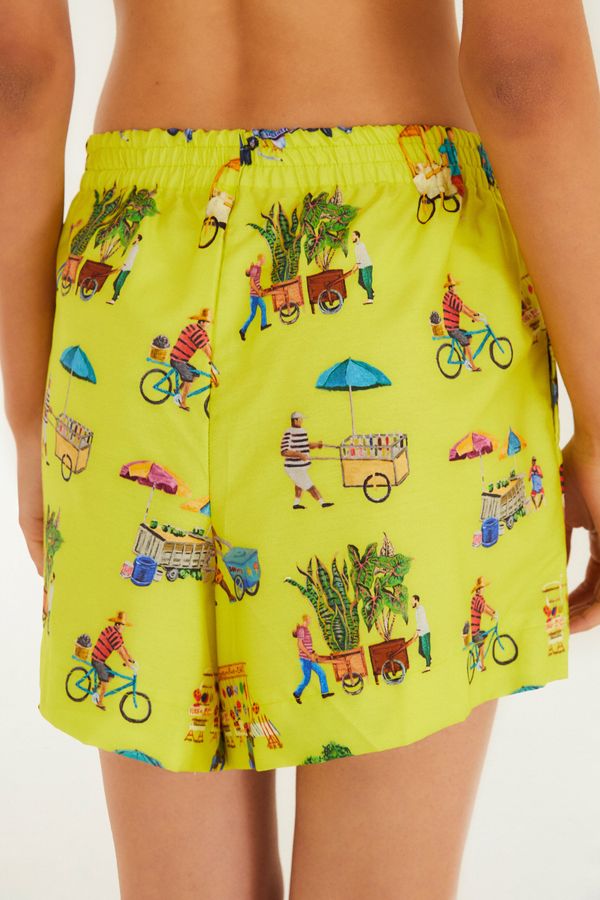 Short Estampado Vida Sobre Rodas