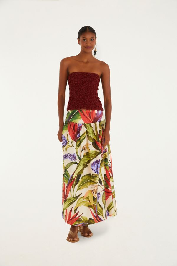 Saia Estampada Florarte