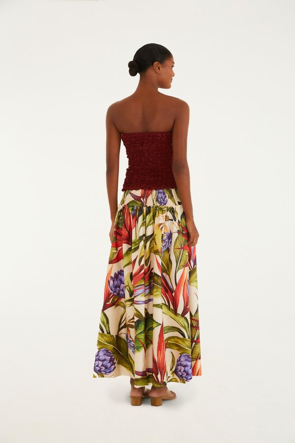 Saia Estampada Florarte