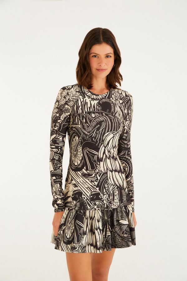 Vestido Curto Cut Out Pb Ruta