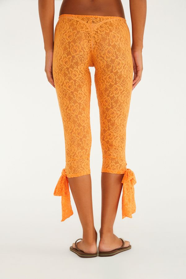 Calça Corsário Renda Laço