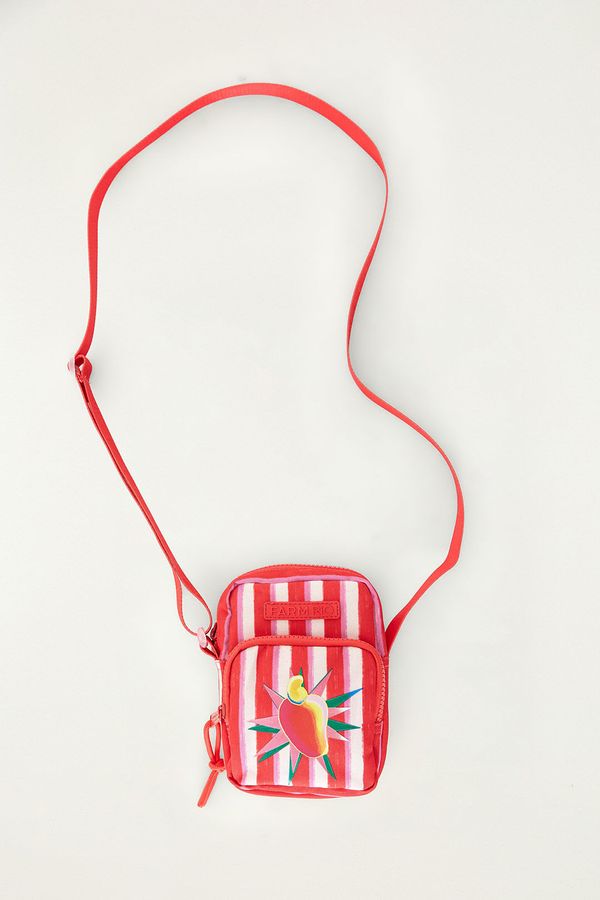 Bolsa Da Gema Listrado Rosa Silk Caju