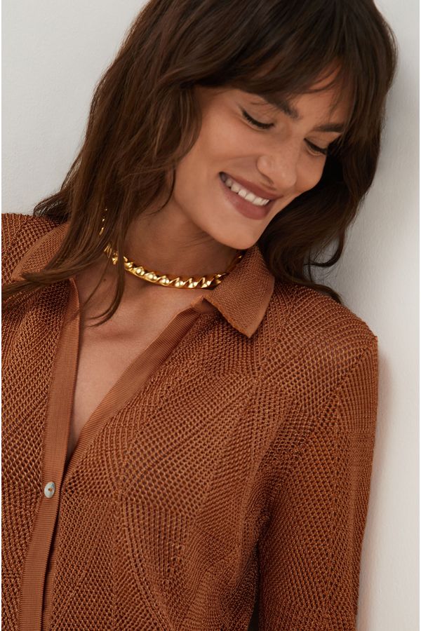 Camisa Lara Tricot Éclair
