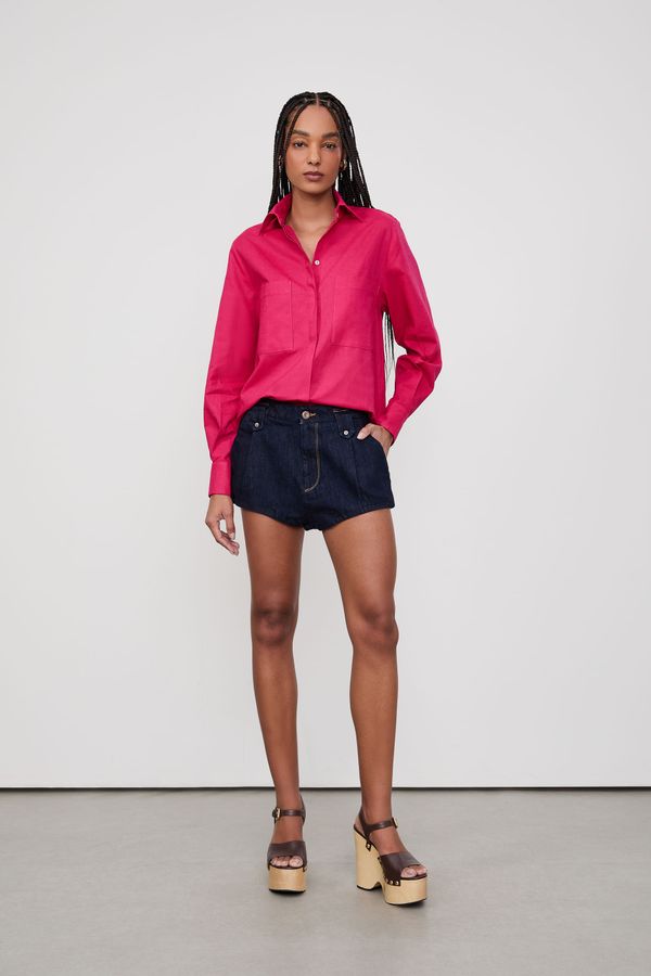 Camisa Over Bolsos