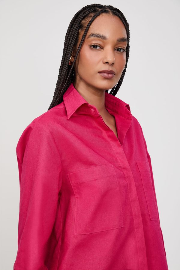 Camisa Over Bolsos