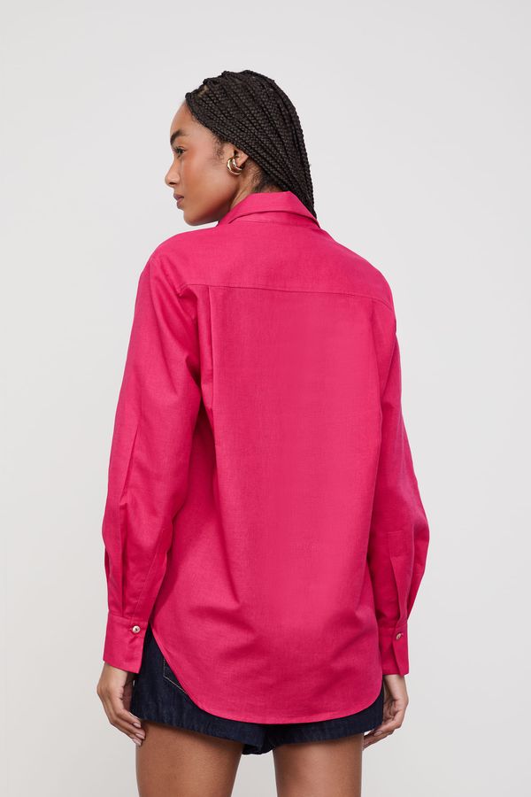 Camisa Over Bolsos