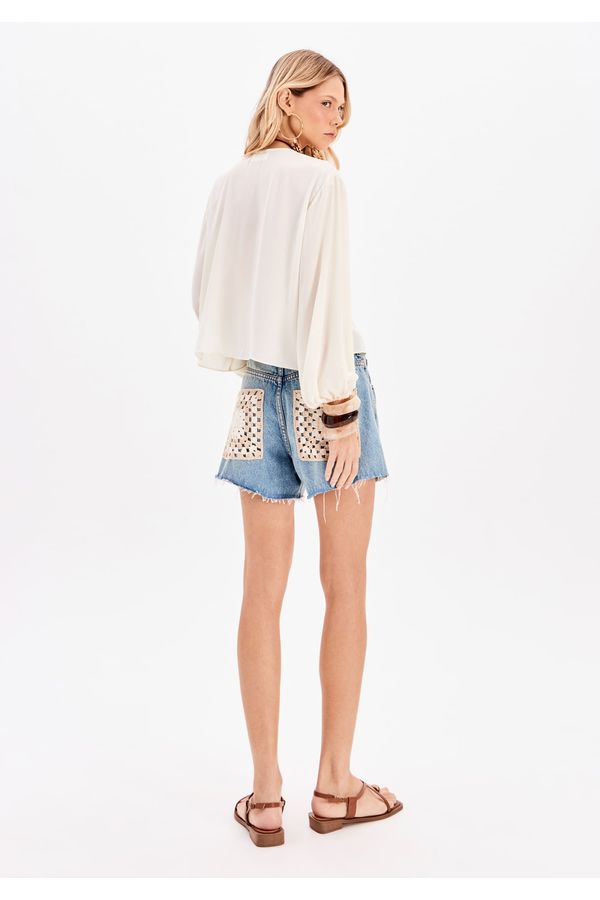 Short Jeans Comfort Cintura Alta
