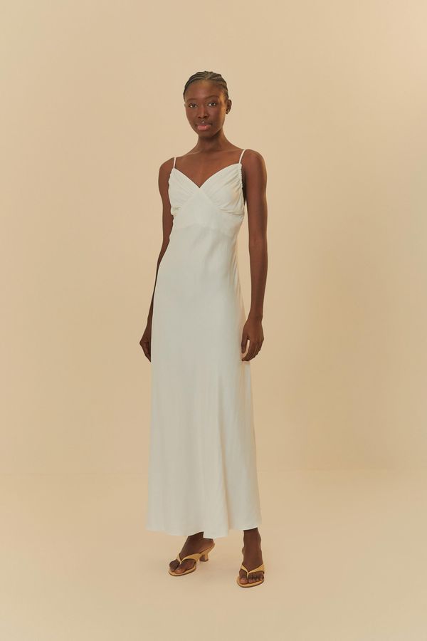 Vestido Pregas Alcinhas