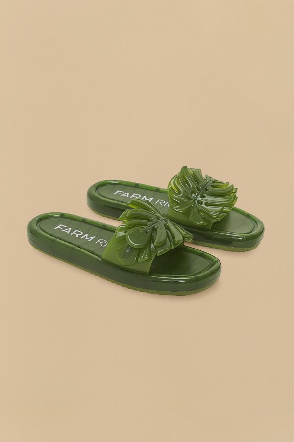 Sandália Slide Jelly Monstera