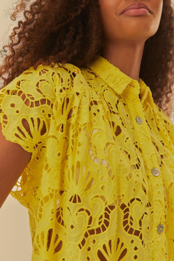 Camisa Artesanal Laise Concha