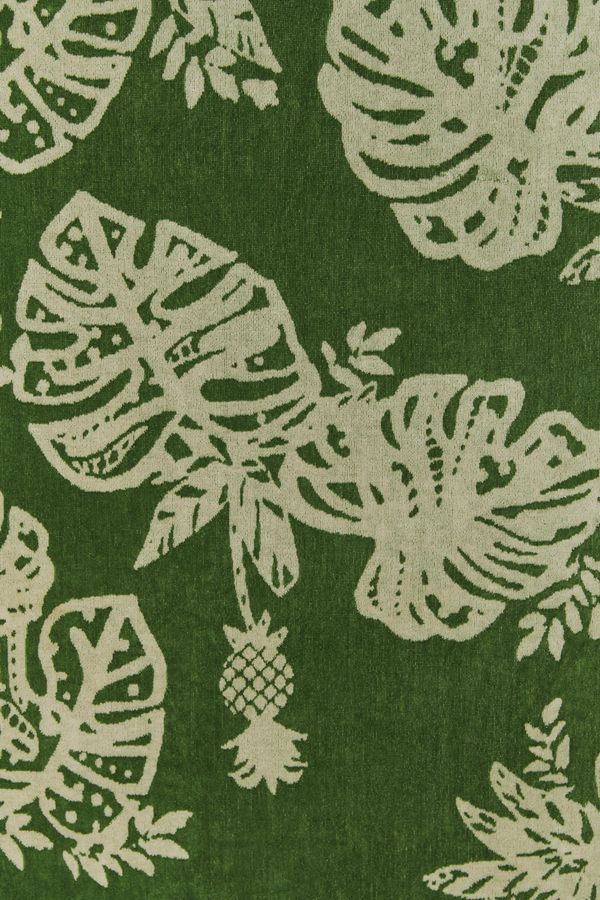Toalha Jacquard Estampada Folha De Renda