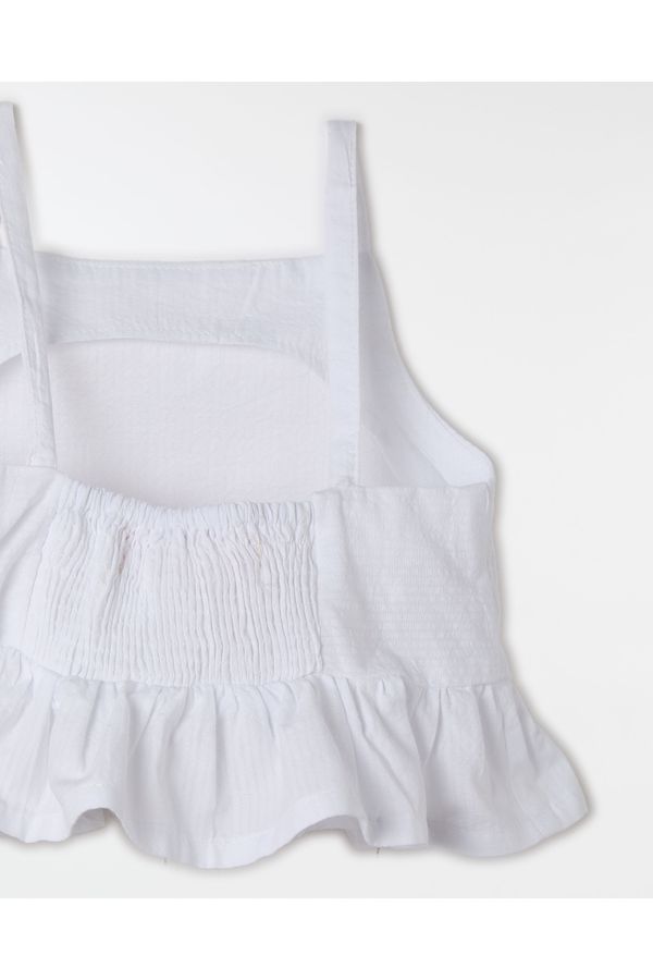 Top Liso Babado