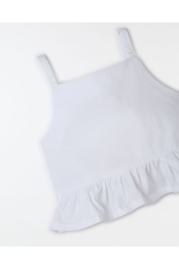 Top Liso Babado