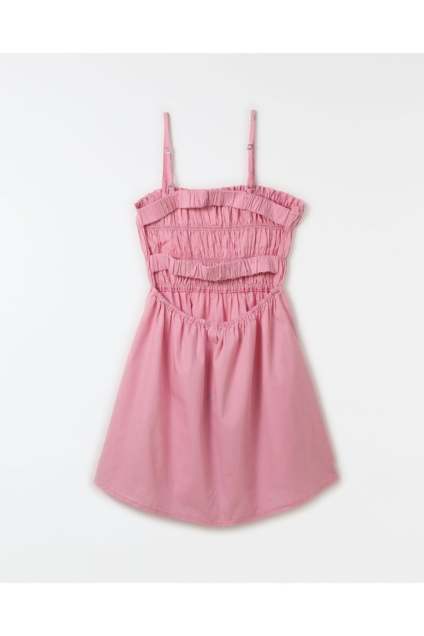 Vestido Liso Rosa