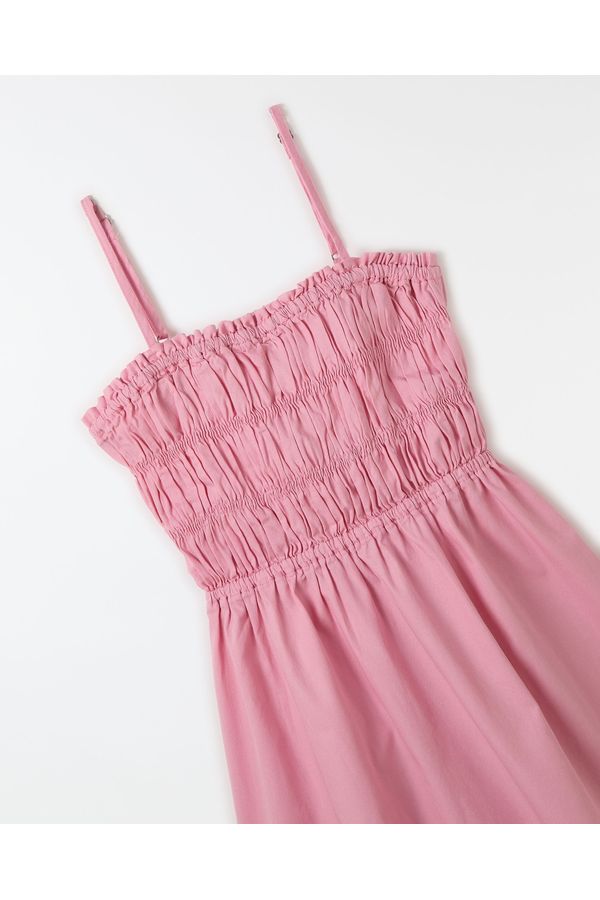Vestido Liso Rosa