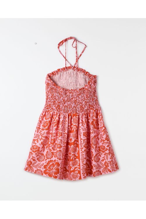 Vestido Jardim Romance Rosa