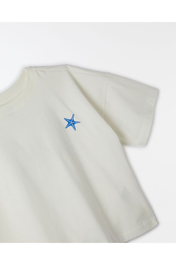 Camiseta Silk Concha Estrelas