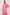 Vestido De Georgette Pesado Longo Rosa Kimono