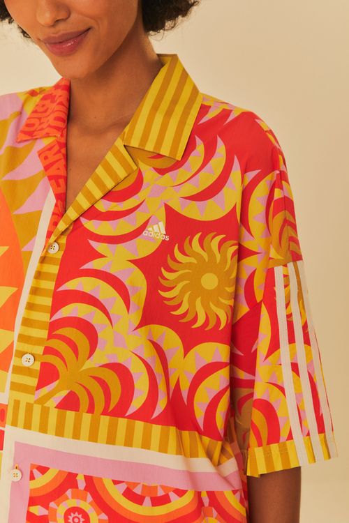 Camisa Adidas Solar Kaleidoscope Rosa