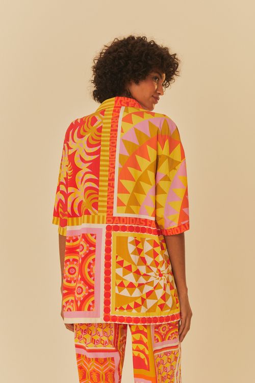 Camisa Adidas Solar Kaleidoscope Rosa