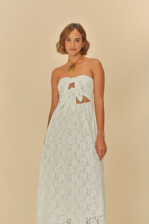Vestido Artesanal Renda Flor