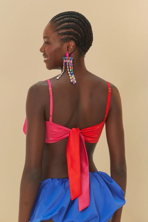 Top Meiota Rosas Colorblock